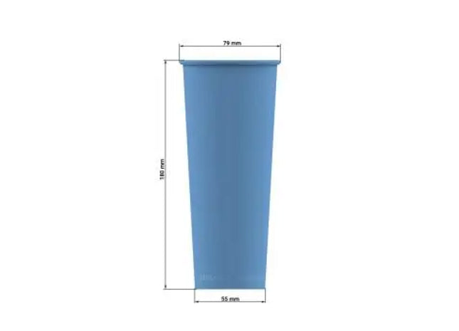 ToGo Becher 500ml in Klassischem Weiß – Perfekt für Unterwegs TK Gruppe® Grosshandel 