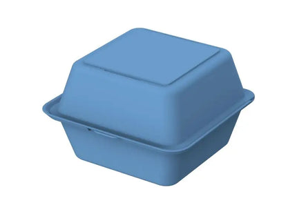 ToGo Burger Box in Cozy Blue - Portable, Durable, Stylish Fast Food Container TK Gruppe® Grosshandel 