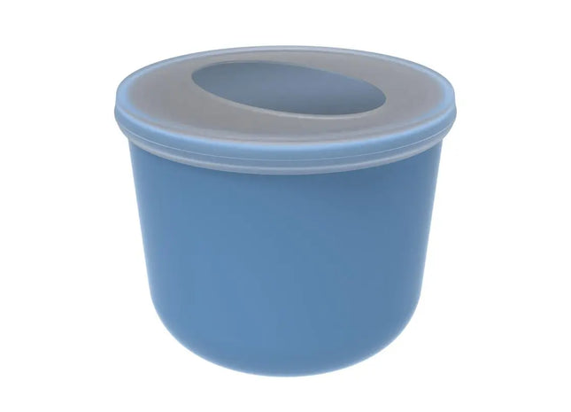 ToGo Lunchpot 650ml - Cozy Blue and Transparent, Portable, Stylish Food Container TK Gruppe® Grosshandel 