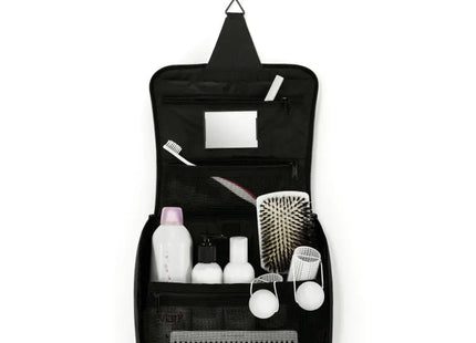 Toiletbag XL in Schwarz - Geräumig & Stilvoll für Reisen, 100 Zeichen TK Gruppe® Grosshandel 