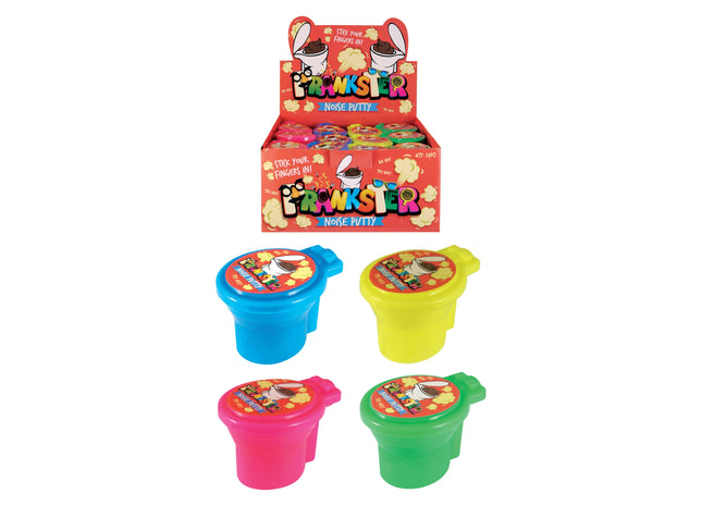 Toiletten-Geräuschschleim, 27G, 5x5 cm, 4 sortierte Farben – Spaß & Gag-Artikel TK Gruppe® Grosshandel 