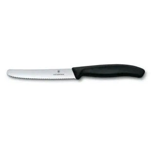 Tomaten- und Tafelmesser 11cm in Schwarz - Scharf und vielseitig TK Gruppe® Grosshandel 