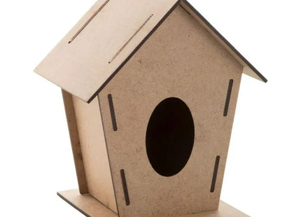 Tomtit Vogelhaus - Natur, Holz-Nistkasten, Wetterfestes Vogelfutterhaus für Garten und Balkon TK Gruppe® Grosshandel 