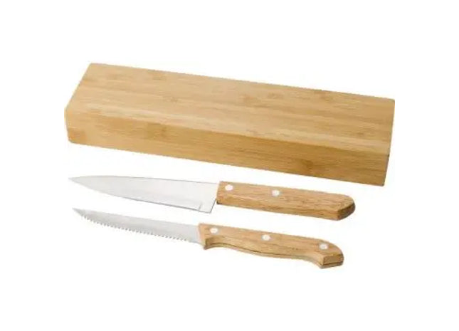 Tony Bambus-Messerset in Braun - Ökologisch, Robust & Stilvoll, 3-teilig TK Gruppe® Grosshandel 