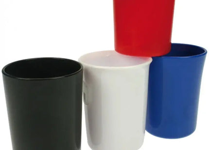 Toothbrush Holder, Solid Color, Holds Approx. 250ml, Size 8x6cm TK Gruppe® Grosshandel 