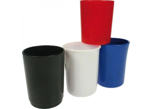 Toothbrush Holder, Solid Color, Holds Approx. 250ml, Size 8x6cm TK Gruppe® Grosshandel 