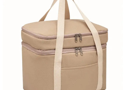 Top Canvas Kühltasche Kecil in Trendigem Beige TK Gruppe® Grosshandel 