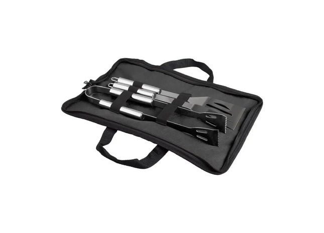 Tory BBQ Set in Schwarz – Premium Grillwerkzeug für Perfekte Grillabende TK Gruppe® Grosshandel 