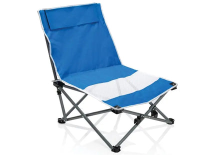 Tragbarer Faltstuhl für den Strand in Blau – Komfortabel & Praktisch TK Gruppe® Grosshandel 