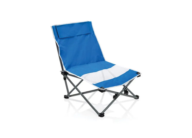 Tragbarer Faltstuhl für den Strand in Blau – Komfortabel & Praktisch TK Gruppe® Grosshandel 