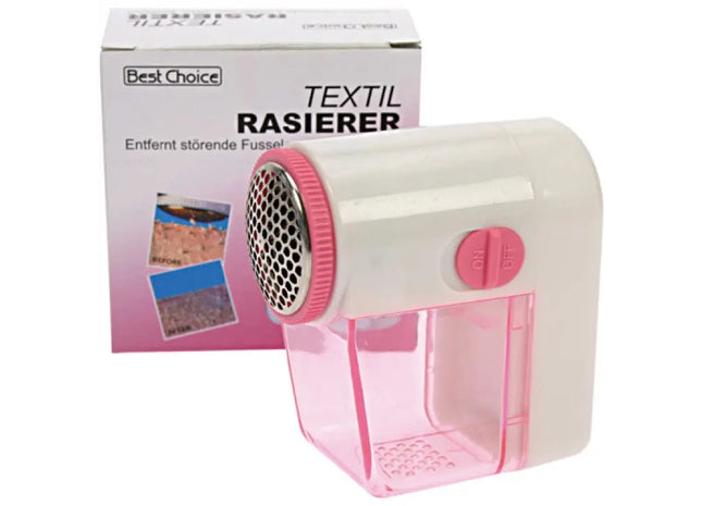 Tragbarer Fusselrasierer 7.5x7x4cm – Stoffrasierer in Klappbox TK Gruppe® Grosshandel 