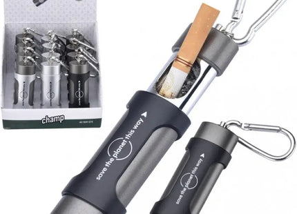 Tragbarer Taschenaschenbecher mit Karabinerhaken - Praktisch & Robust TK Gruppe® Grosshandel 