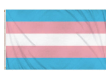 Transgender-Flagge 5 Fuß x 3 Fuß – große, langlebige Trans-Pride-Flagge für Veranstaltungen und Unterstützung TK Gruppe® Grosshandel 