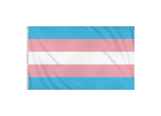 Transgender-Flagge 5 Fuß x 3 Fuß – große, langlebige Trans-Pride-Flagge für Veranstaltungen und Unterstützung TK Gruppe® Grosshandel 