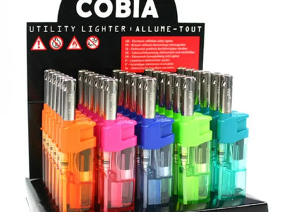 Transparente Gasfeuerzeuge, sortiert, 11x3cm - Nachfüllbar & Effizient TK Gruppe® Grosshandel 