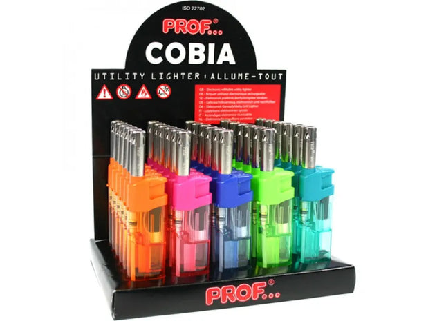 Transparente Gasfeuerzeuge, sortiert, 11x3cm - Nachfüllbar & Effizient TK Gruppe® Grosshandel 