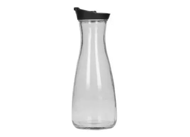 Transparente Glaskaraffe Minerale 0,85 l - Elegante, vielseitige Wasserkaraffe für Erfrischungen TK Gruppe® Grosshandel 