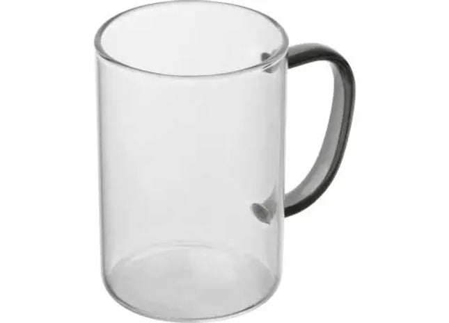 Transparente Glastasse mit schwarzem Henkel, Modern, 250ml TK Gruppe® Grosshandel 