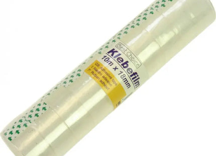 Transparente Klebefolie, extra breit, 10er-Pack, 10m x 18mm - Vielseitige Anwendung TK Gruppe® Grosshandel 