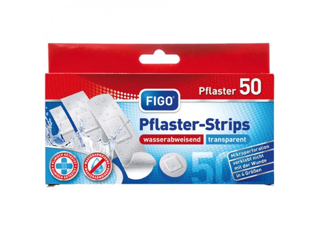 Transparente Wasserdichte Wundpflaster, 50 Stück TK Gruppe® Grosshandel 