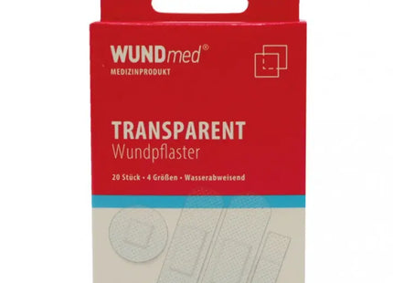 Transparente sortierte Wundverbände - 20 Stück, 4 verschiedene Größen TK Gruppe® Grosshandel 
