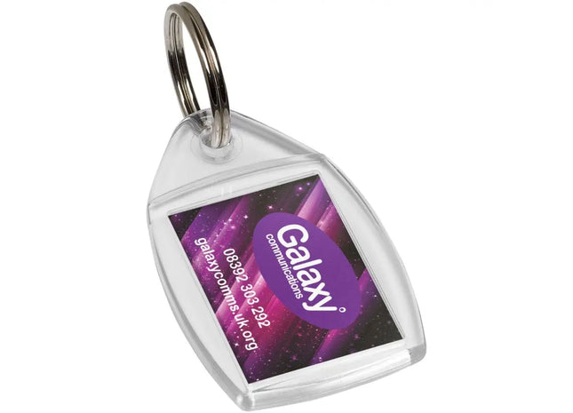 Transparenter Access P5 Schlüsselanhänger - Klar & Stilvoll, 100 Zeichen TK Gruppe® Grosshandel 