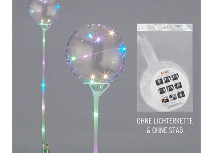 Transparenter Bobo Ballon, Klarer Dekorationsballon für Feste und Events TK Gruppe® Grosshandel 