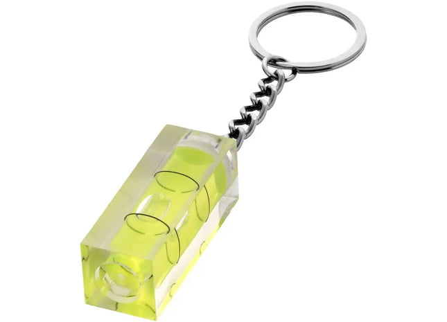 Transparenter Leveler Schlüsselanhänger - Praktisch & Stilvoll, 100 Zeichen TK Gruppe® Grosshandel 