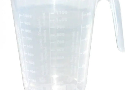 Transparenter Messbecher 1 Liter, Abmessungen 16 x 13 cm TK Gruppe® Grosshandel 
