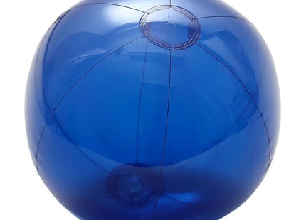 Transparenter Wasserball Midi - Blau für Pool und Strandspaß TK Gruppe® Grosshandel 