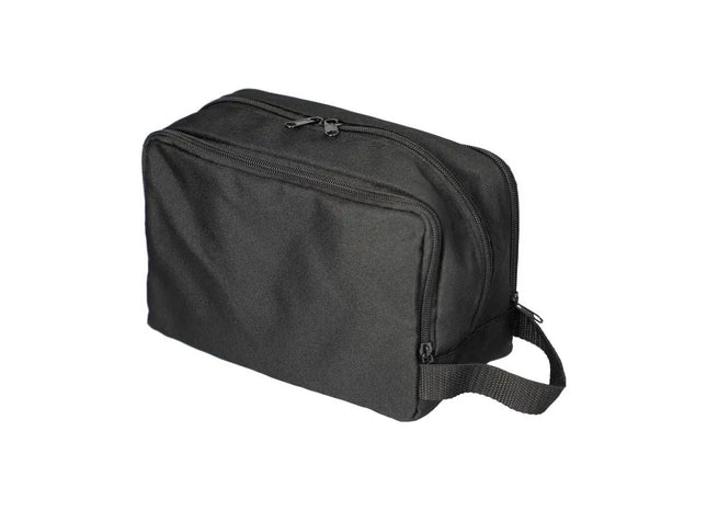 Travel Kulturbeutel in Schwarz - Funktional & Robust, 100 Zeichen TK Gruppe® Grosshandel 