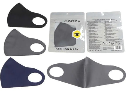 Trendige Gesichtsmasken für Mund und Nase, 3-fach sortiert, modisch TK Gruppe® Grosshandel 