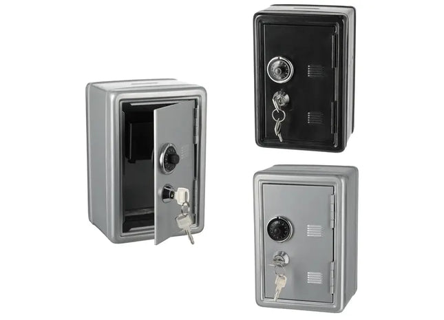 Tresor-Spardose, 2er-Set, ca. 12x18 cm – Sicheres Sparen TK Gruppe® Grosshandel 