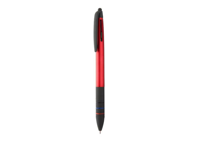 Trime Stylus mit Kugelschreiber - Rot-Schwarz - Premium Touchpen für präzises Schreiben und Navigation TK Gruppe® Grosshandel 