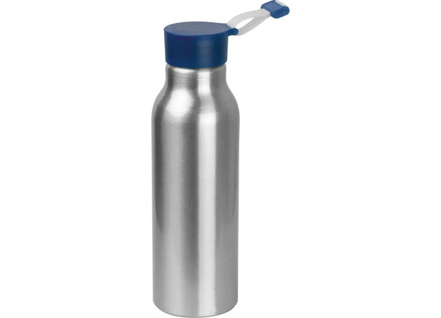 Trinkflasche aus Metall, 600 ml - Blau - Doppelwandige Isolierflasche - Robust und Stilvoll TK Gruppe® Grosshandel 