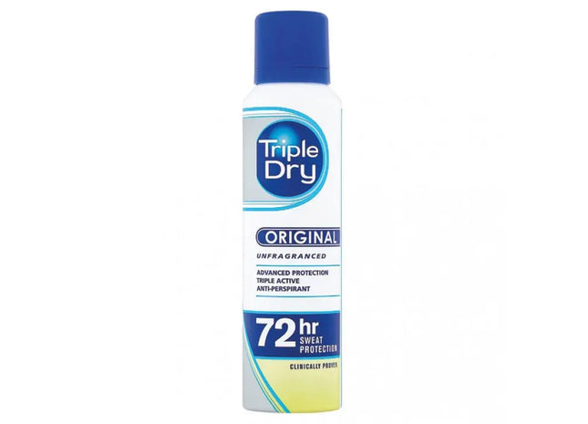 Triple Dry Classic Anti-Perspirant, 150ml - Long-Lasting Sweat Defense TK Gruppe® Grosshandel 