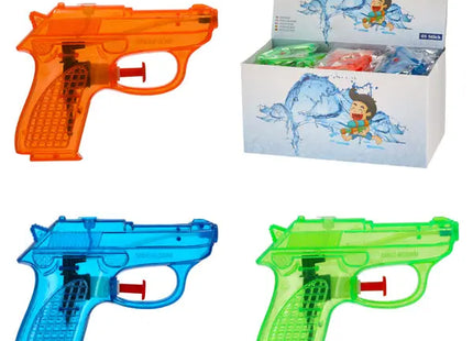 Triple Pack Mini Water Pistols, Approx. 12cm – Perfect for Pool & Outdoor Fun TK Gruppe® Grosshandel 