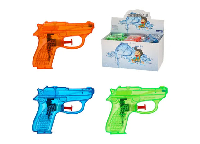Triple Pack Mini Water Pistols, Approx. 12cm – Perfect for Pool & Outdoor Fun TK Gruppe® Grosshandel 