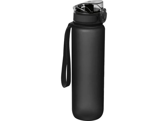 Tritan Sportflasche, 1 Liter, Robust, Schwarz TK Gruppe® Grosshandel 