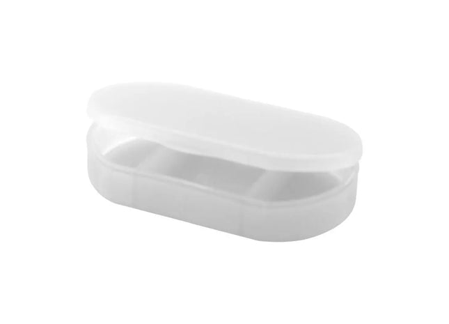 Trizone Elegante Pillendose in Weiß – Präzise Medikamentenorganisation TK Gruppe® Grosshandel 