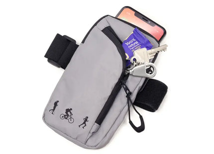 Troika Armtasche ARMLEUCHTER in Grau-Schwarz – Smart & Sicher TK Gruppe® Grosshandel 