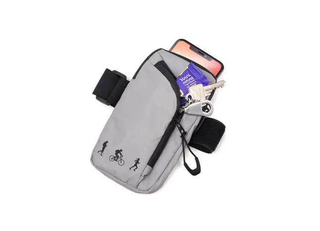 Troika Armtasche ARMLEUCHTER in Grau-Schwarz – Smart & Sicher TK Gruppe® Grosshandel 