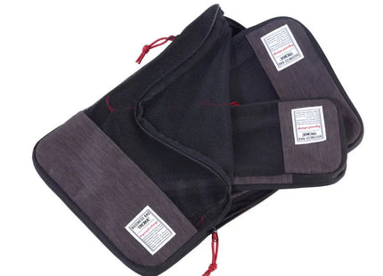Troika BUSINESS PACKING CUBES Kompressions-Reiseset – Anthrazit & Schwarz TK Gruppe® Grosshandel 