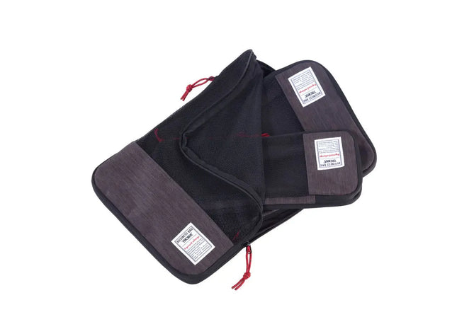 Troika BUSINESS PACKING CUBES Kompressions-Reiseset – Anthrazit & Schwarz TK Gruppe® Grosshandel 