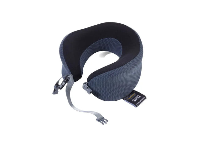 Troika BUSINESS TRAVEL PILLOW - Ergonomisches Nackenkissen in Grau-Schwarz TK Gruppe® Grosshandel 