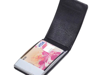 Troika Black Business Card Case - Sleek, Professional, Durable, and Compact Card Organizer TK Gruppe® Grosshandel 