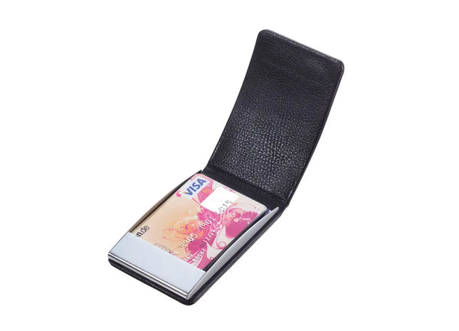 Troika Black Business Card Case - Sleek, Professional, Durable, and Compact Card Organizer TK Gruppe® Grosshandel 