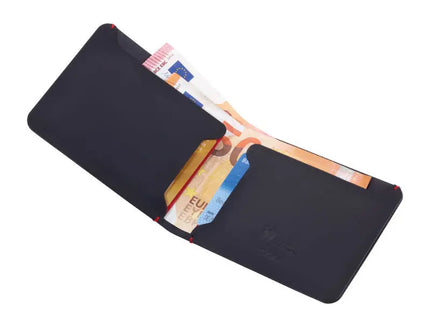 Troika Geldbörse Troika SLIM WALLET – in Rot und Schwarz TK Gruppe® Grosshandel 