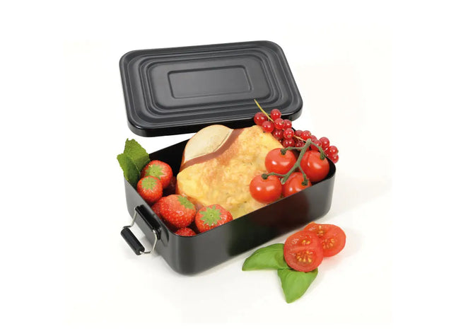 Troika Lunch-Box Schwarz Stilvoller und robuster Frischhaltebehälter für unterwegs TK Gruppe® Grosshandel 