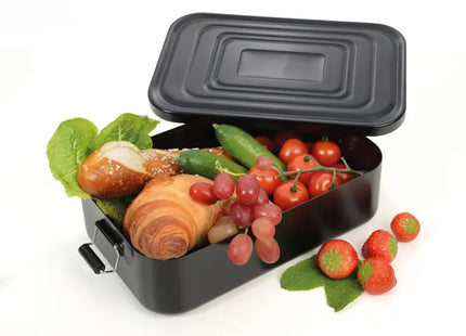 Troika Lunch-Box XL Schwarz Geräumiger und stilvoller Frischhaltebehälter für unterwegs TK Gruppe® Grosshandel 